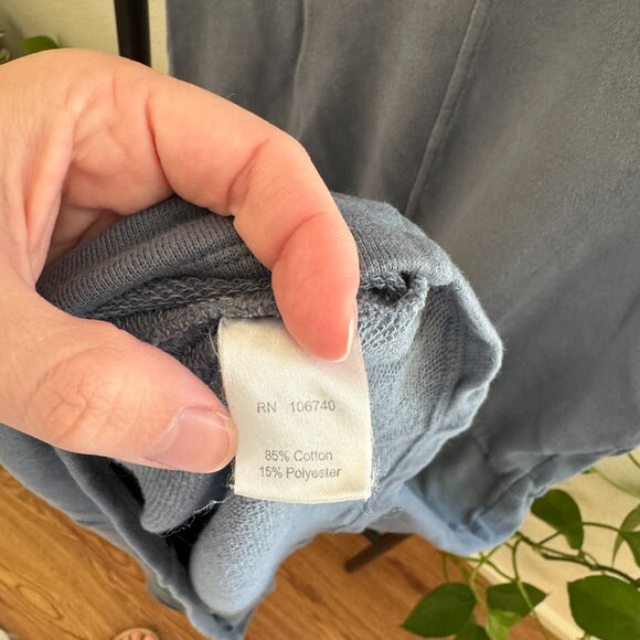 Casual Blue Lounge Dress with Drawstring Size Medium - Picture 5 of 6